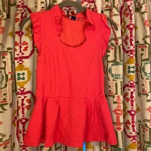 Anthropologie Peplum Blouse